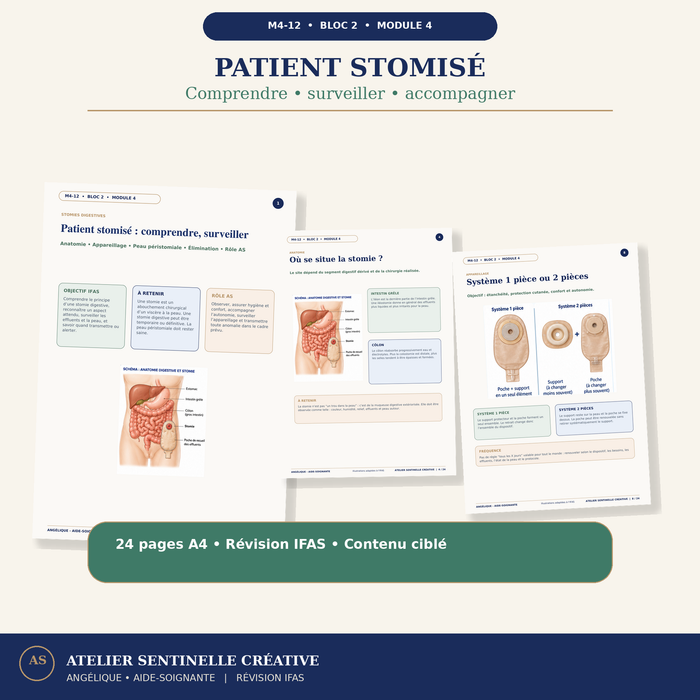 M4-12 — Soins et dispositifs urologiques et digestifs