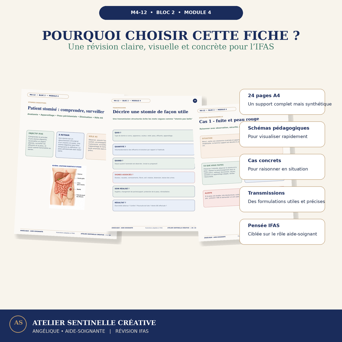 Aperçu 8 — M4-12 — Soins et dispositifs urologiques et digestifs