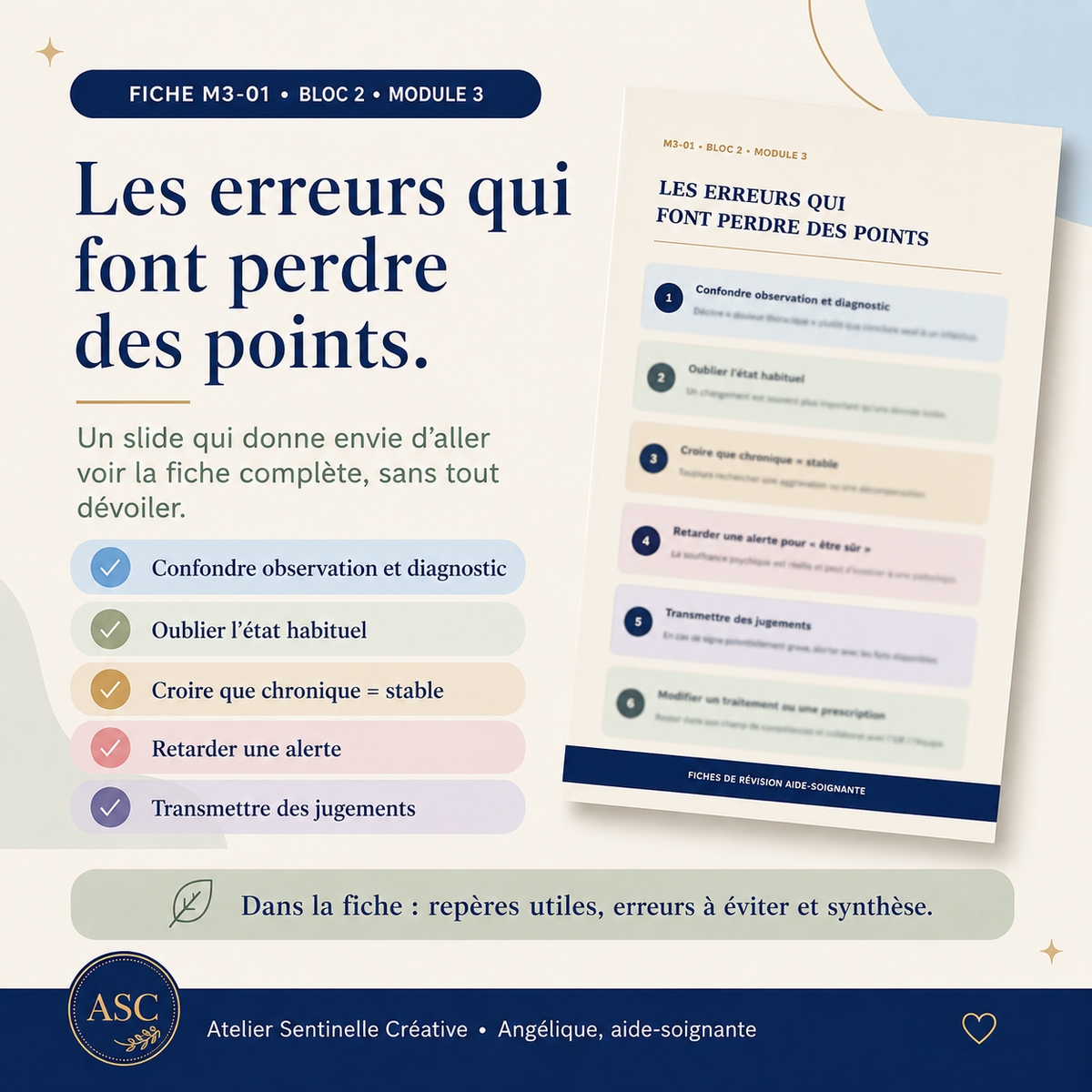 Aperçu 7 — M3-01 — Santé, maladie et processus pathologiques
