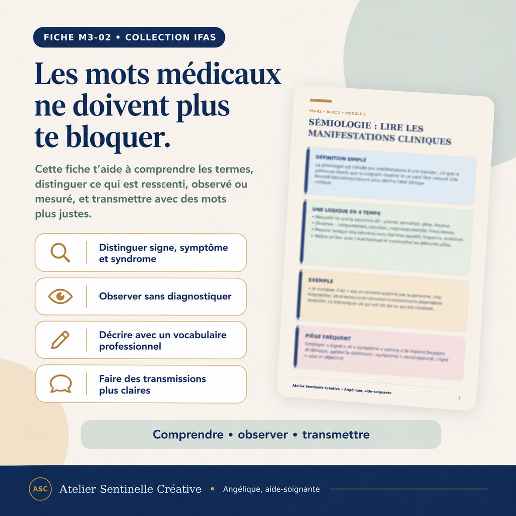 Aperçu 3 — M3-02 — Sémiologie et vocabulaire médical