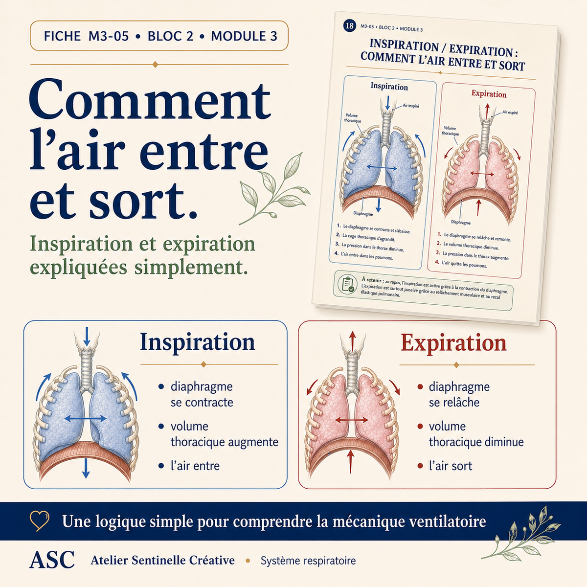 Aperçu 4 — M3-05 — Système respiratoire : anatomie et physiologie