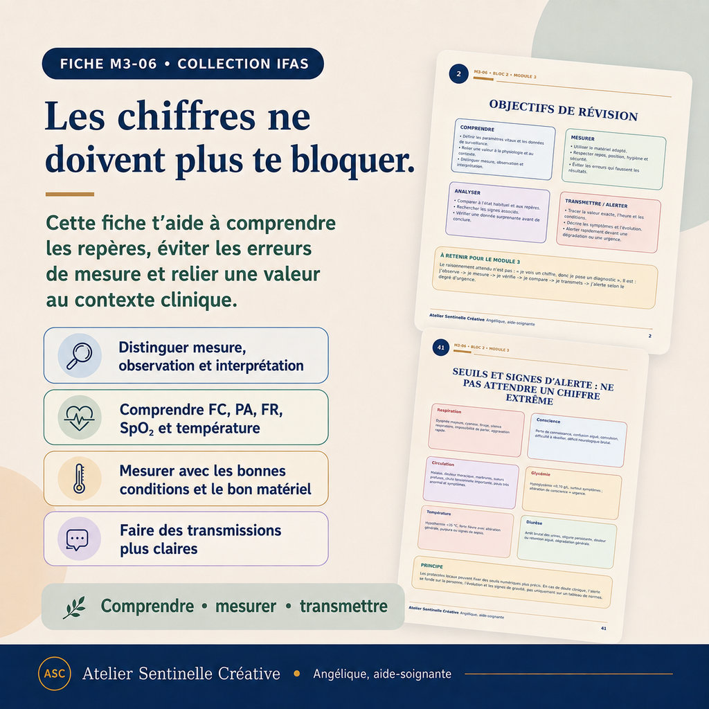 Fiche IFAS sur les erreurs de mesure: distinguer mesure, interprétation et transmission