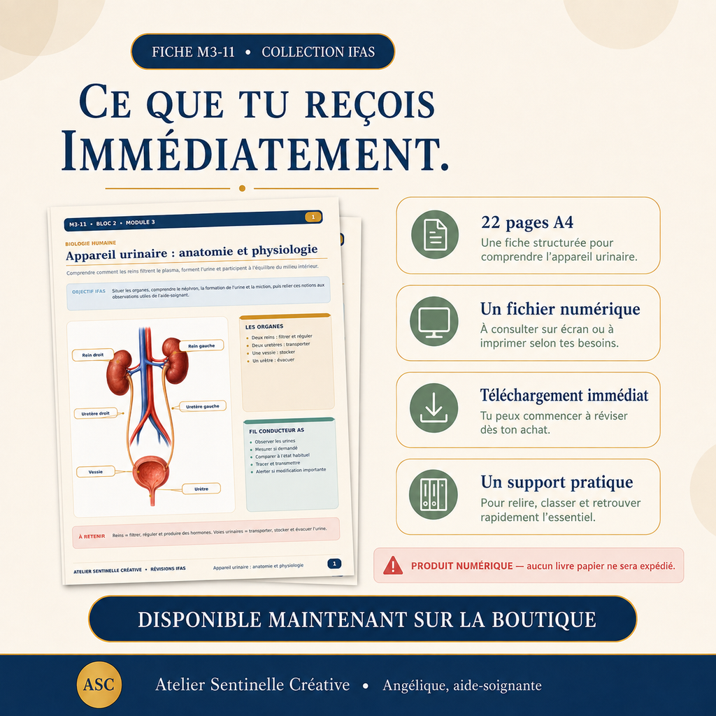 Aperçu 3 — M3-11 — Appareil urinaire : anatomie et physiologie