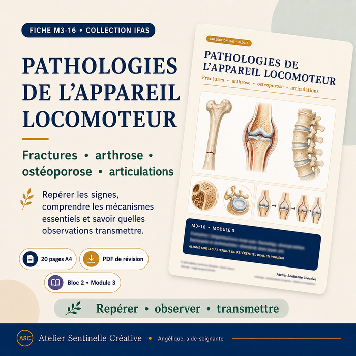 M3-16 — Pathologies de l’appareil locomoteur