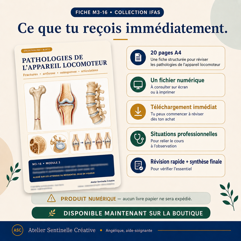 Aperçu 8 — M3-16 — Pathologies de l’appareil locomoteur