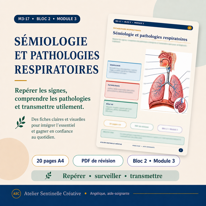 M3-17 — Sémiologie et pathologies respiratoires