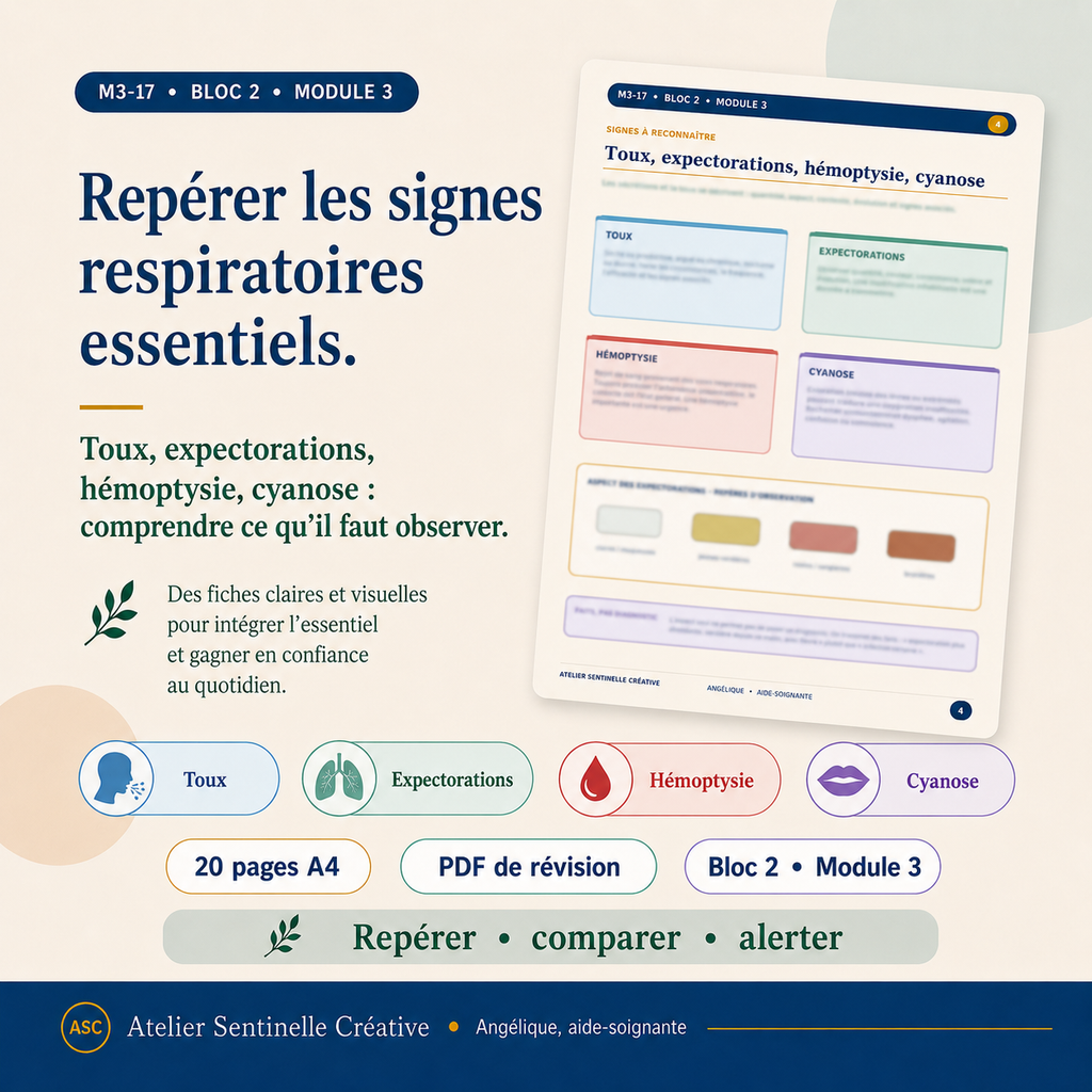 Aperçu 7 — M3-17 — Sémiologie et pathologies respiratoires