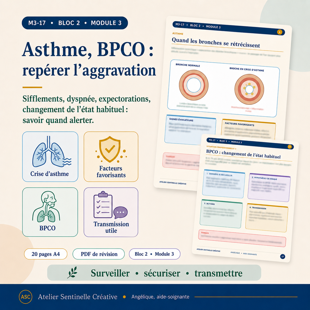 Aperçu 6 — M3-17 — Sémiologie et pathologies respiratoires