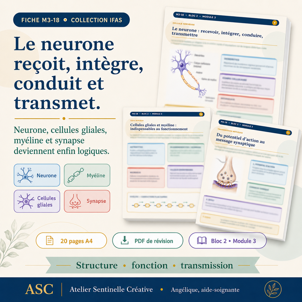 Aperçu 5 — M3-18 — Système nerveux : anatomie et physiologie