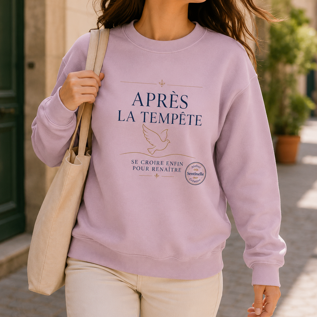 Sweat unisexe Après la Tempête – Se croire enfin pour renaître