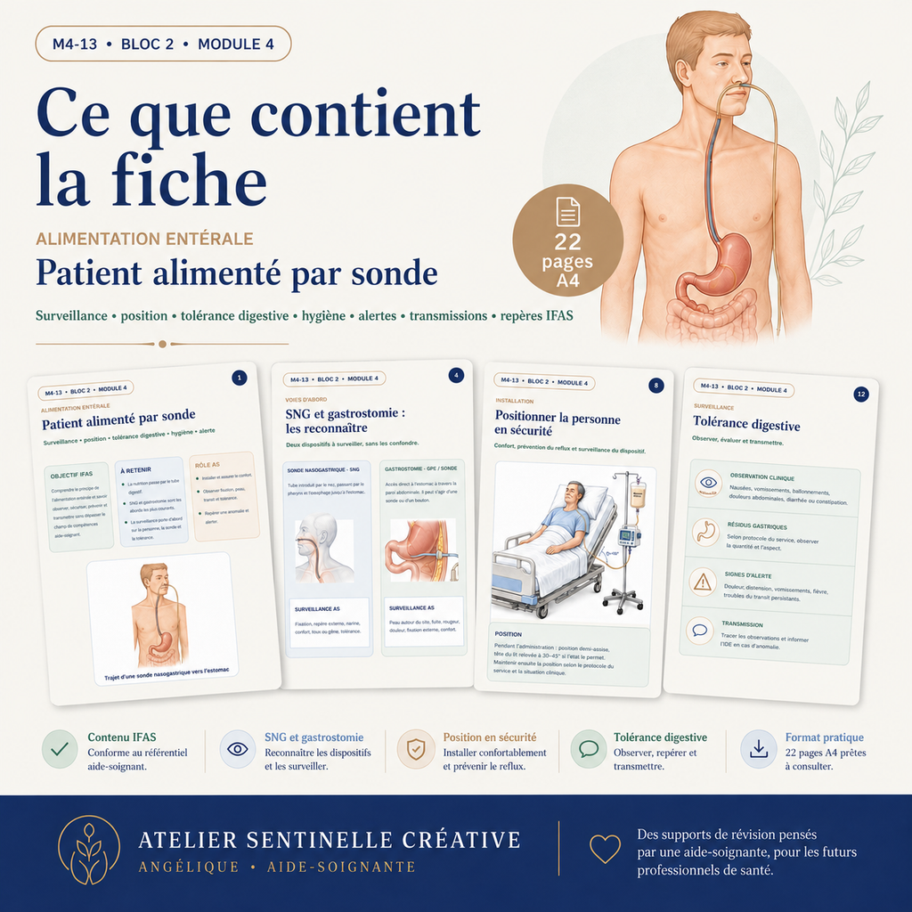 Aperçu 2 — M4-13 — Patient alimenté par sonde