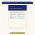 Pack Module 10 IFAS — 5 supports, 163 pages, PDF numériques