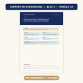 Support de révision IFAS : organisation et priorisation du travail, PDF numérique