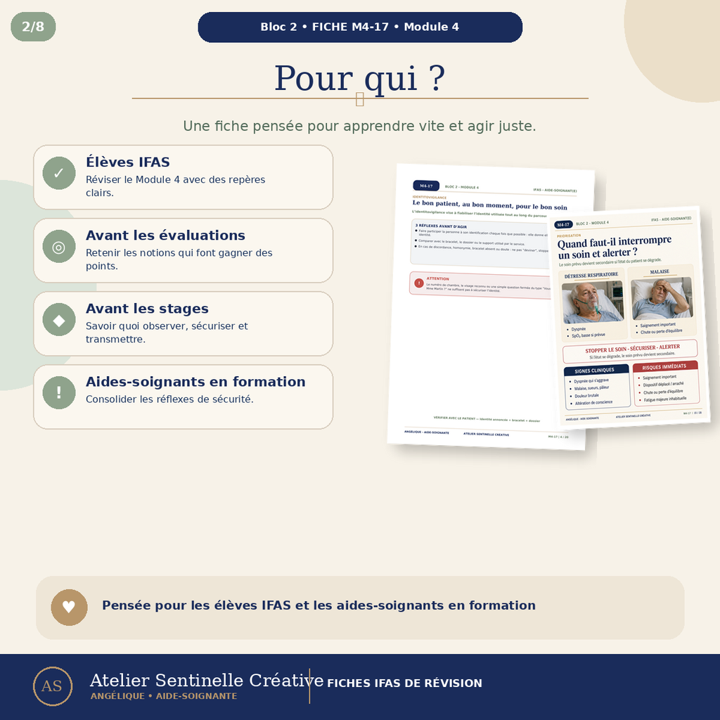 Aperçu 2 — M4-17 — Qualité et sécurité des soins
