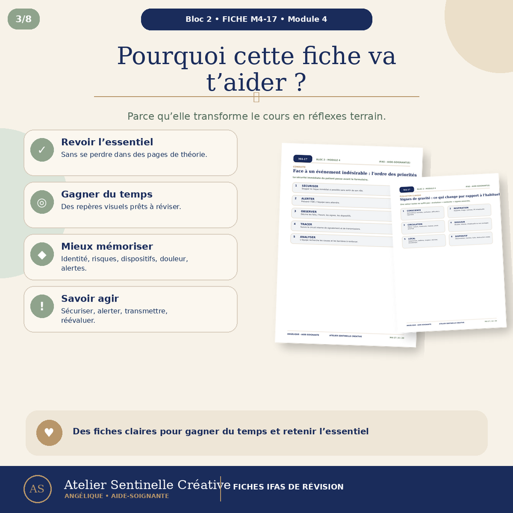 Aperçu 3 — M4-17 — Qualité et sécurité des soins