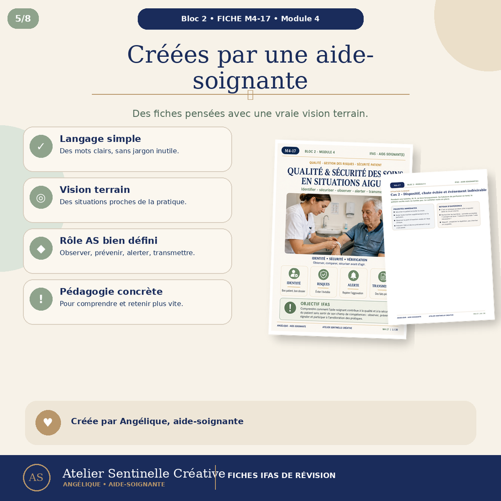 Aperçu 5 — M4-17 — Qualité et sécurité des soins