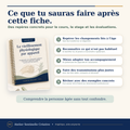 Fiche de révision IFAS en spirale, liste numérotée des étapes et repères