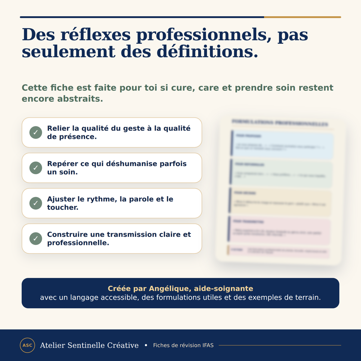Aperçu 3 — M1-10 — Cure, Care et prendre soin