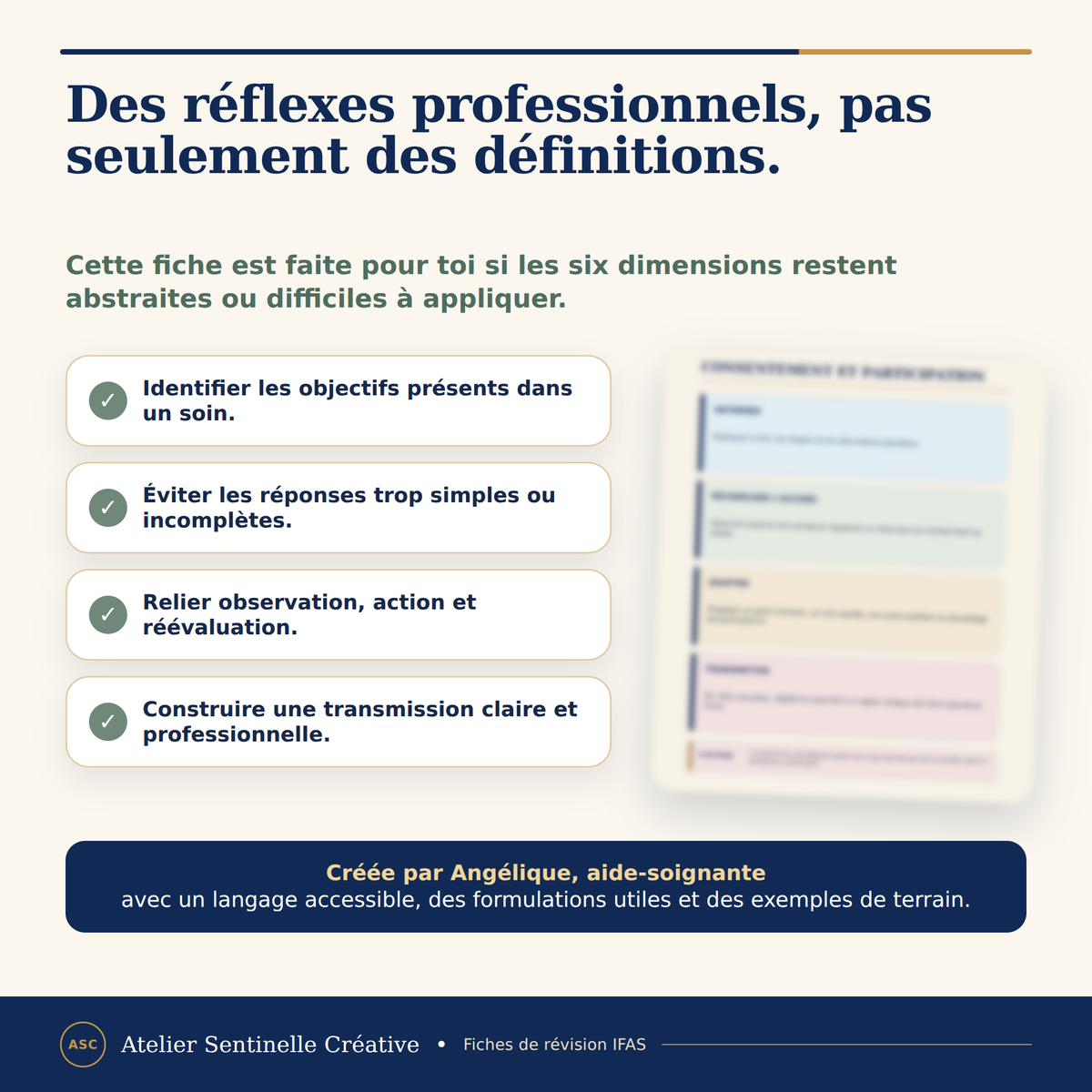 Aperçu 3 — M1-11 — Les six dimensions du soin