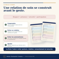 Fiche de révision A4 avec étapes Comprendre, Entrer en relation, Éviter les automatismes