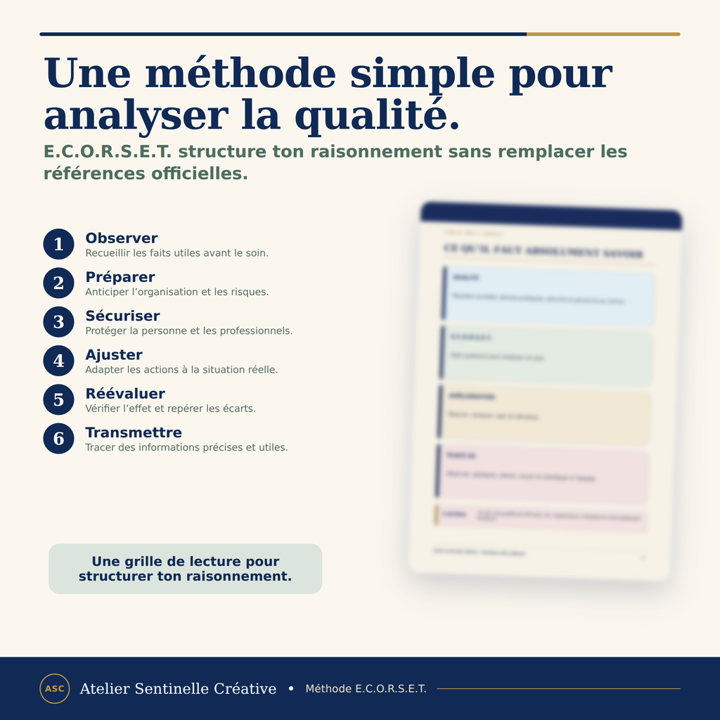 Aperçu 5 — M1-13 — La qualité des soins et E.C.O.R.S.E.T.