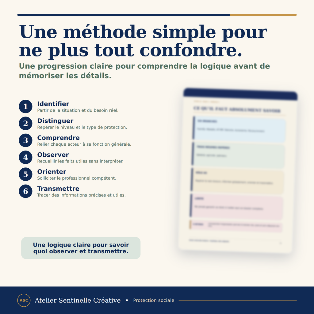 Fiche IFAS : méthode en 6 étapes pour ne plus confondre, avec repères numérotés