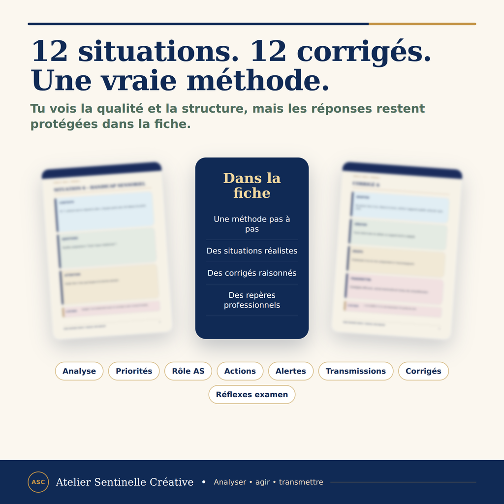 Aperçu 6 — M1-15 — Les situations d’évaluation corrigées