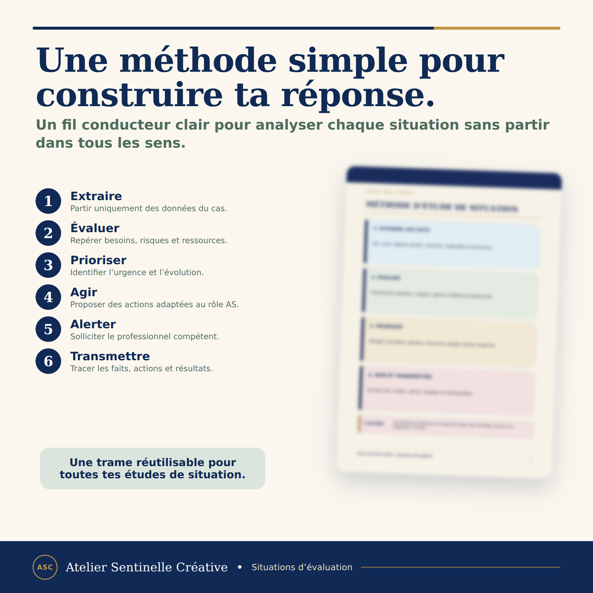 Aperçu 5 — M1-15 — Les situations d’évaluation corrigées