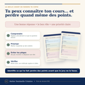 Fiche de révision IFAS 17 : conseils « avant de rendre ta copie » et encadré