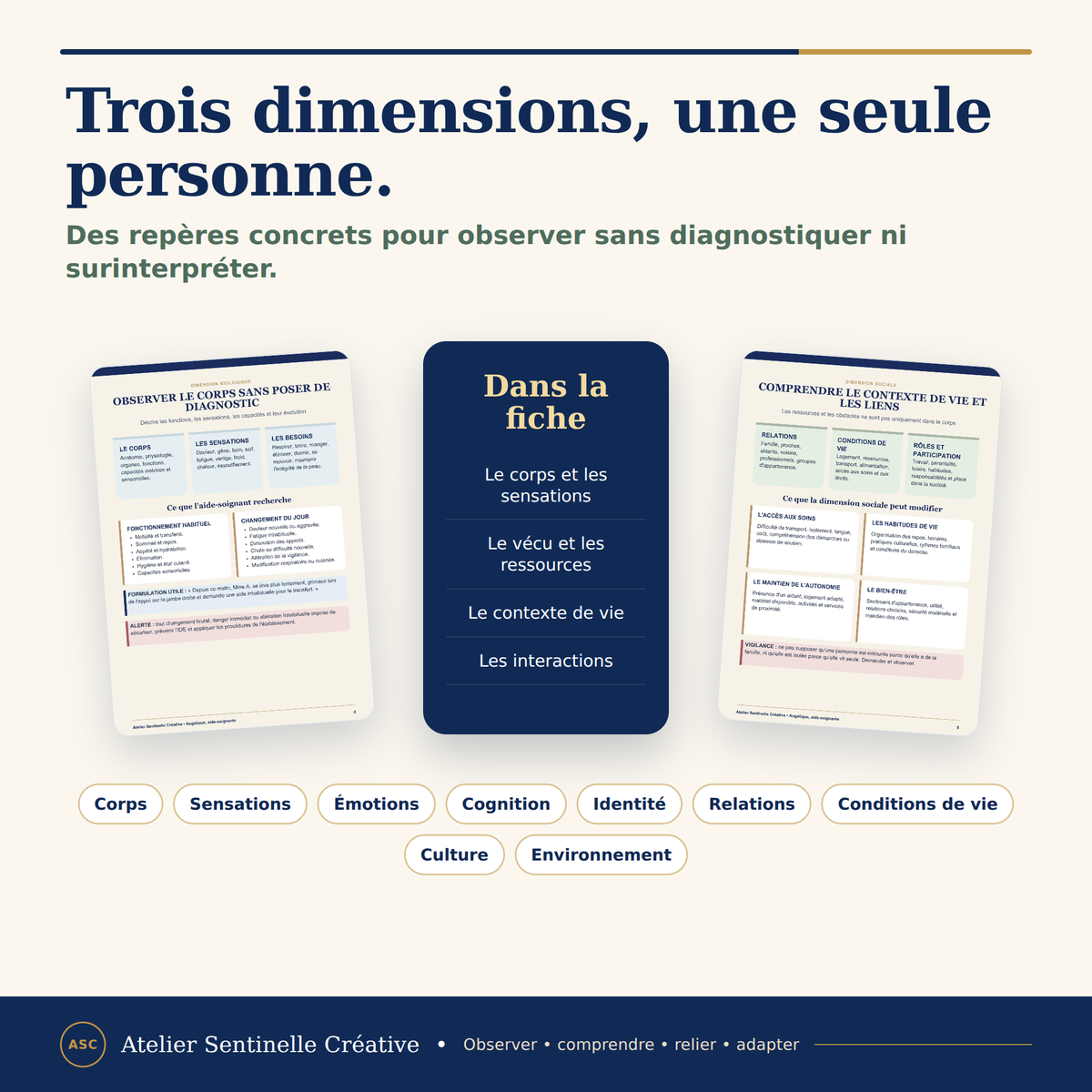 Aperçu 3 — M1-03 — Les dimensions biologique, psychologique et sociale