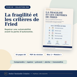 M1-06 — La fragilité et les critères de Fried
