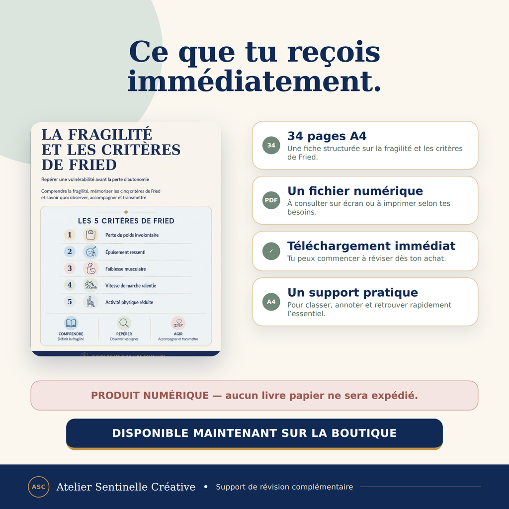 Fiche de révision IFAS en version numérique : téléchargement immédiat, support pratique