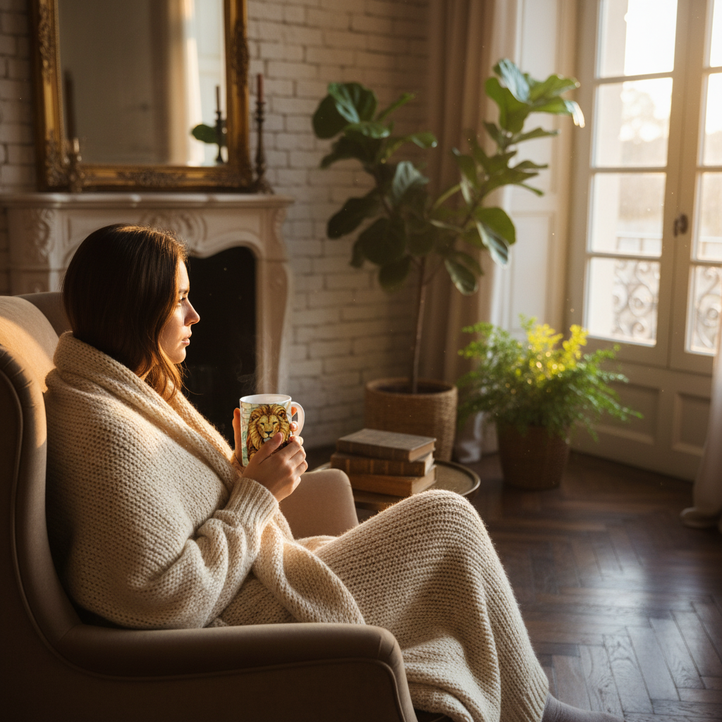 Ambiance cosy fauteuil