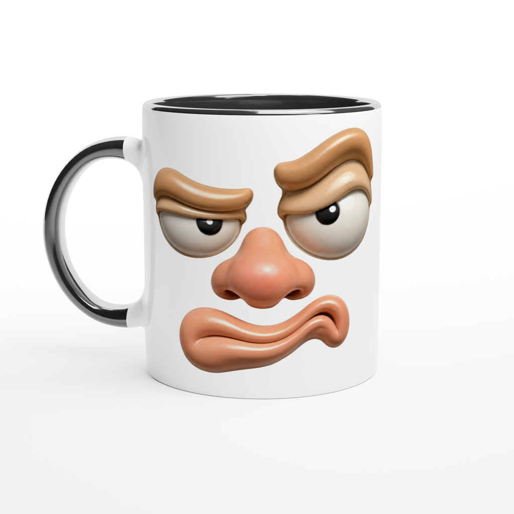 Mug Humour Visage Grognon — Cadeau rigolo & original