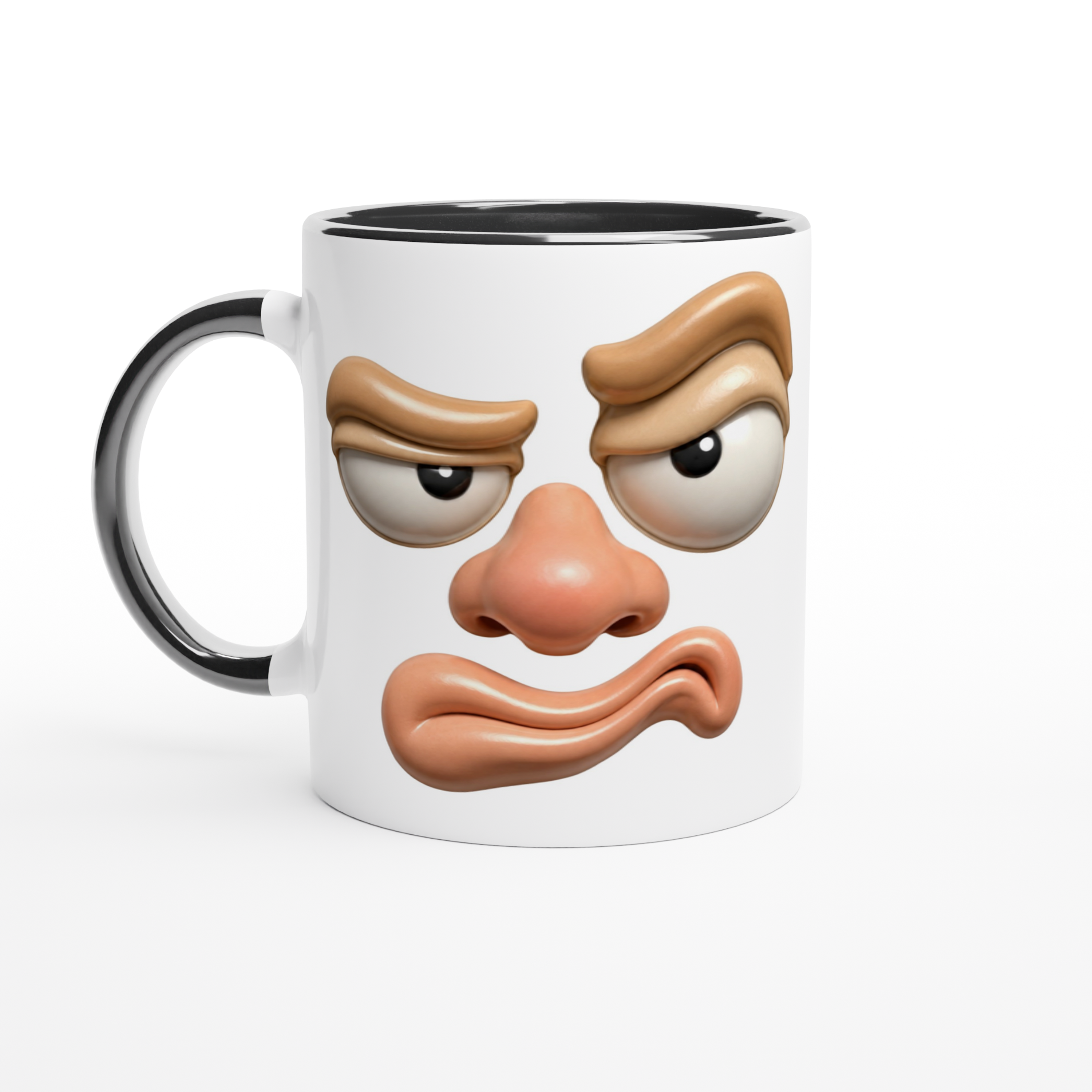 Mug Humour Visage Grognon — Cadeau rigolo & original