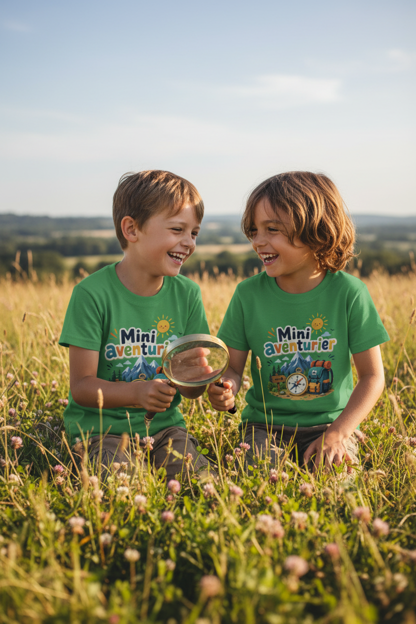 Duo vert aventure avec design