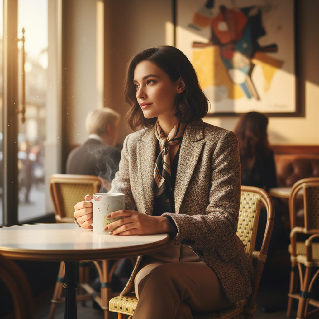 Femme bistrot