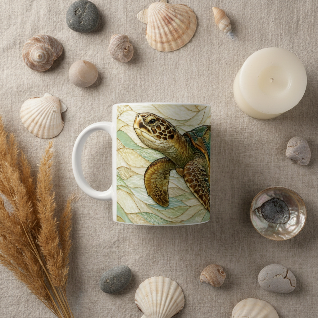 Flat lay — coquillages et galets
