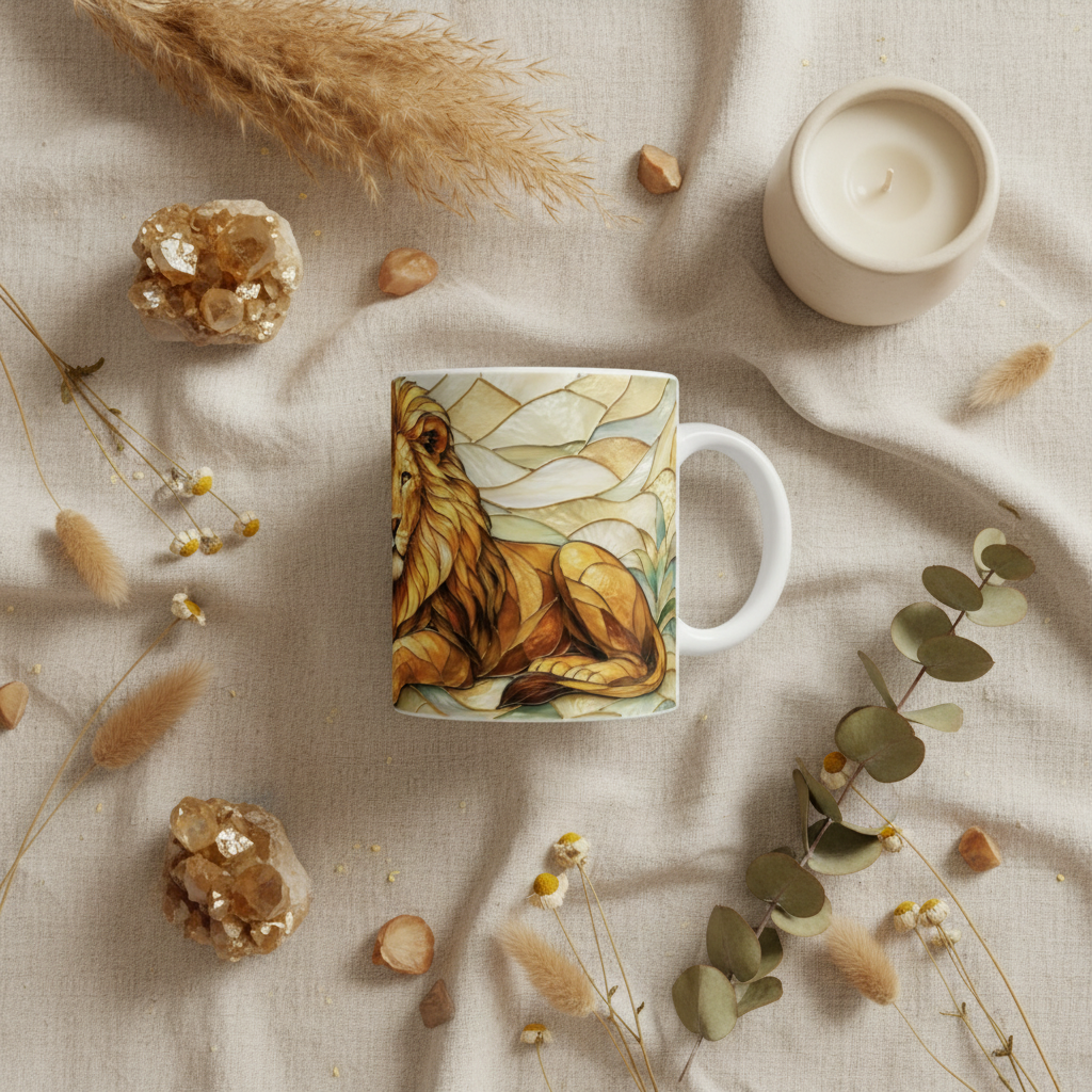 Flat lay cristaux et bougies