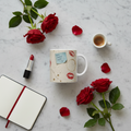 Flat lay marbre