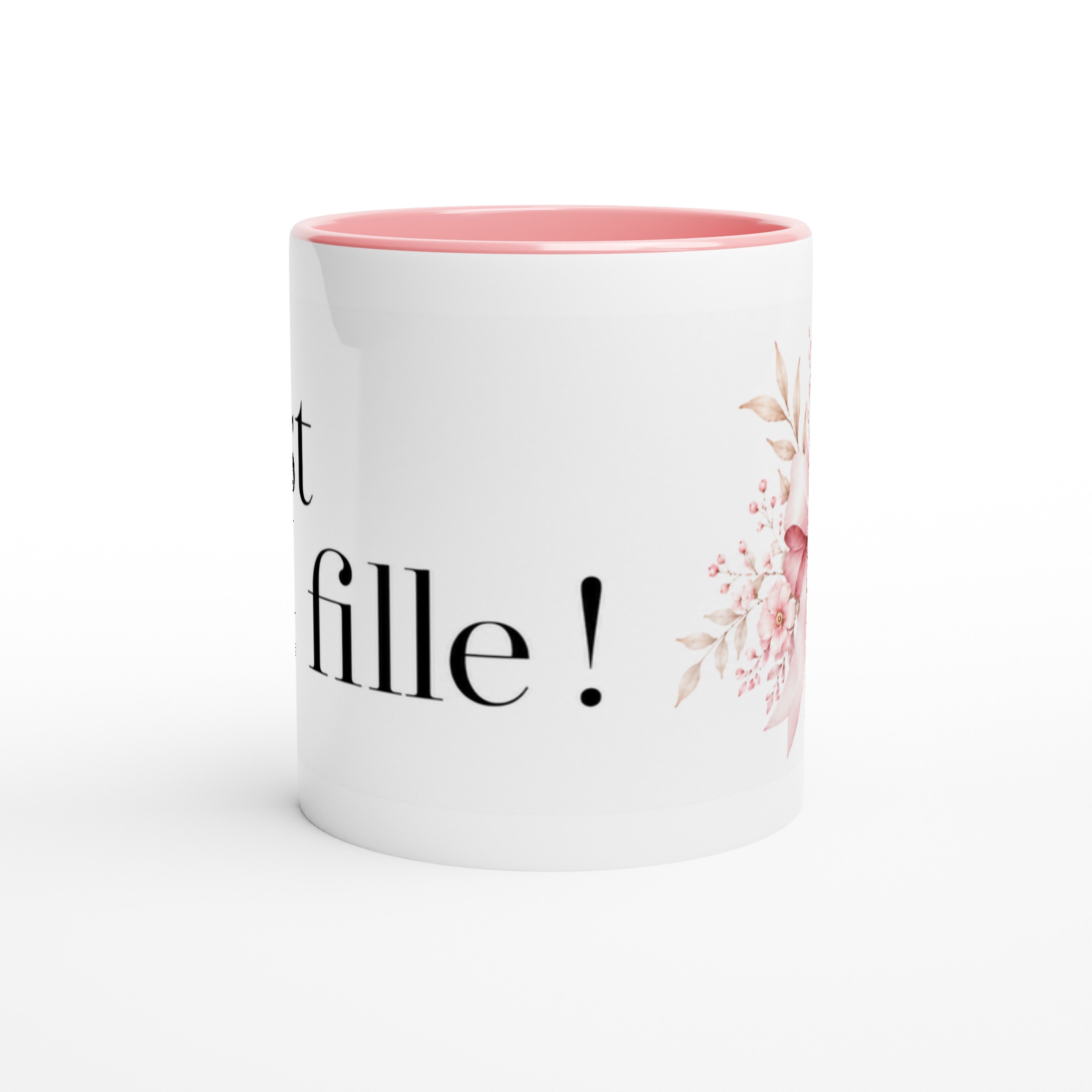 Mug C'est une fille — Cadeau naissance bébé fille