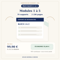 Pack de formation IFAS, Blocs 1 & 2, Modules 1 à 5, 2 156 pages