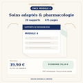 Module 4 IFAS, pack de formation : 20 supports, 475 pages, pharmacologie & soins adaptés.