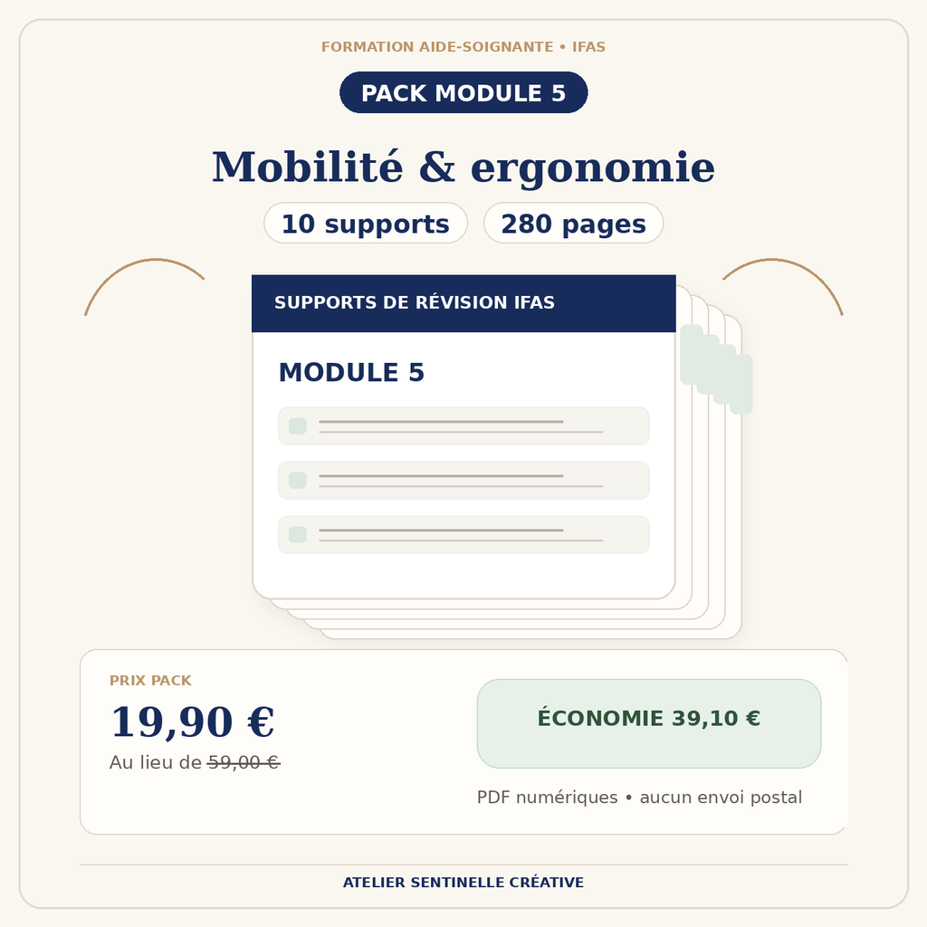 Pack de formation IFAS Module 5 : 10 supports, 280 pages, prix 19,90 €