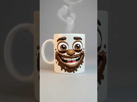 Mug Visage Chocolat Rigolo — Cadeau humour original