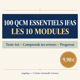 TD 100 QCM Essentiels IFAS – Les 10 modules + corrigés expliqués