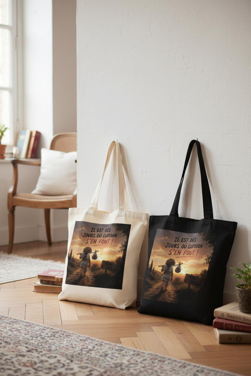 Tote duo naturel noir